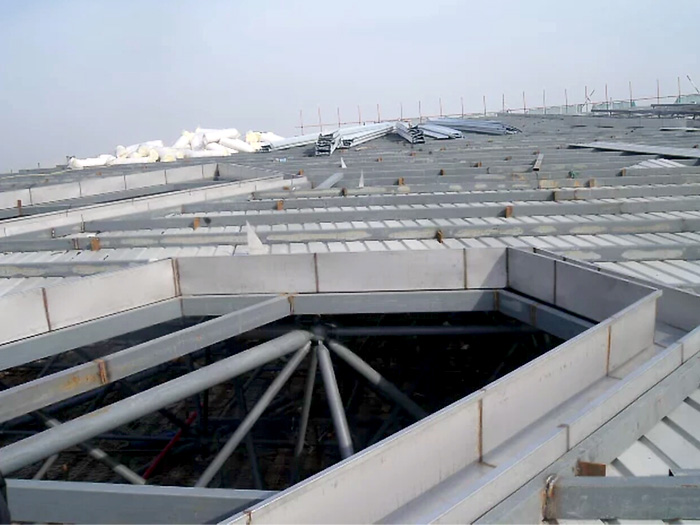 九台安吉县体育馆网架